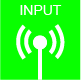 Icona per utilizzo tramite trasmettitori ad onde radio