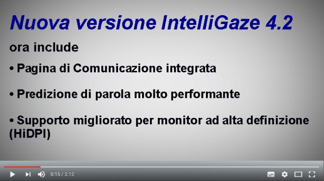 IntelliGaze 4.2 presentazione