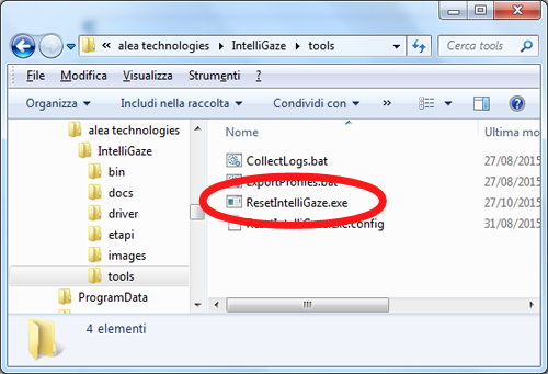 IntelliGaze 4.0 nuova interfaccia Operation Control