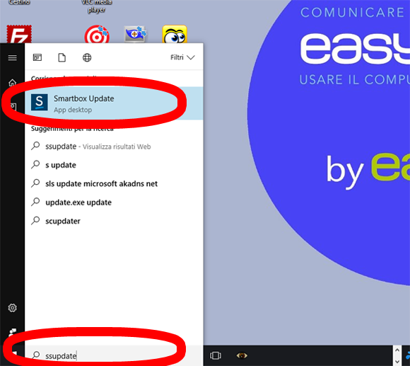 Windows 10, Smartbox update da riga di ricerca