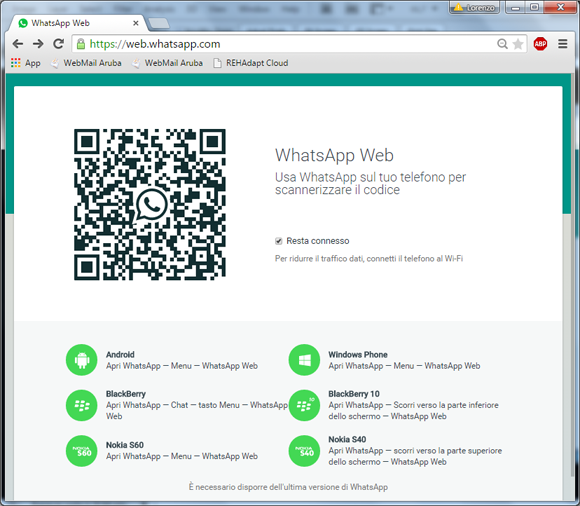 WhatsApp web - Qr Code