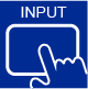 Input tramite touch screen o griglia a pressione