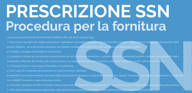 Prescrizione SSN - Procedura fornitura