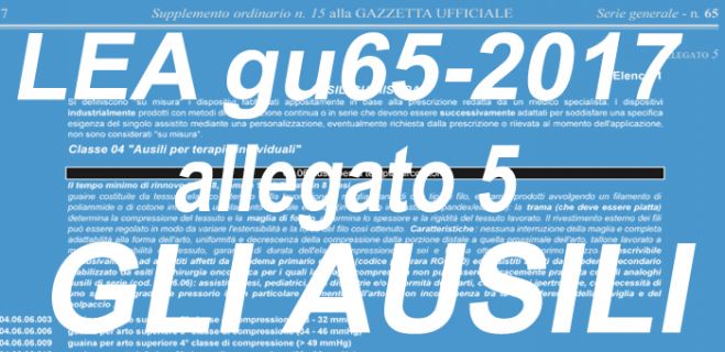 LEA (DPCM 12 gennaio 2017 GU 65/17) - Selezione